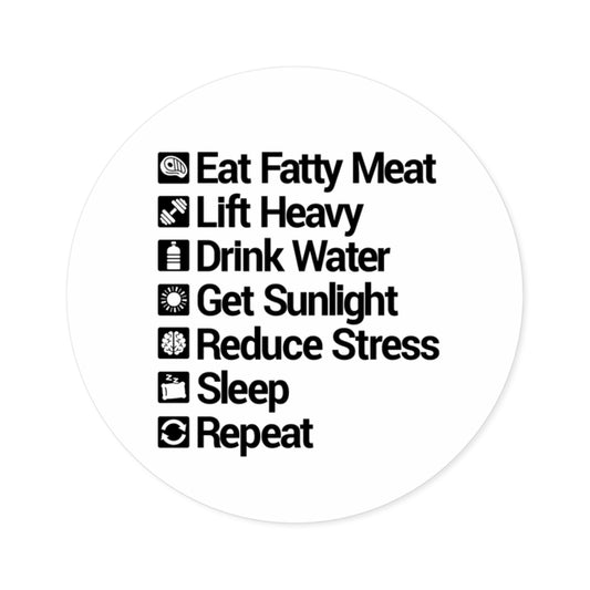 Carnivore Diet Rules for Life Sticker