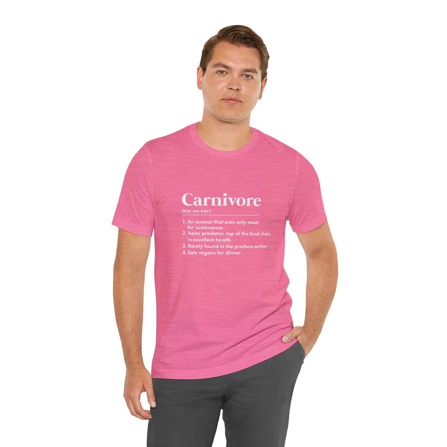 Carnivore Dictionary Definition Adult Unisex T-shirt