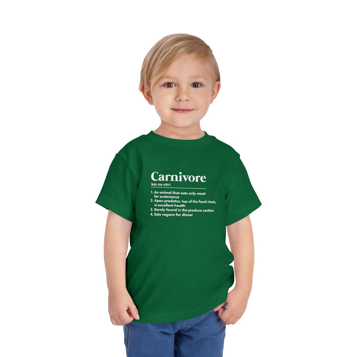 Carnivore Diet Dictionary Definition Toddler T-Shirt