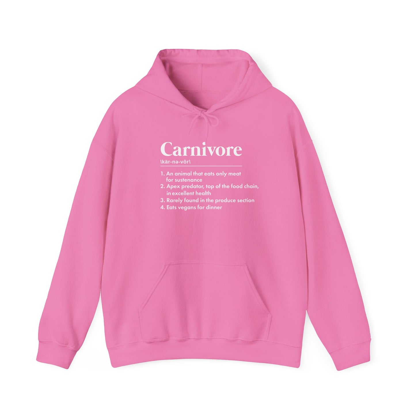 Carnivore Diet Definition Adult Unisex Hoodie