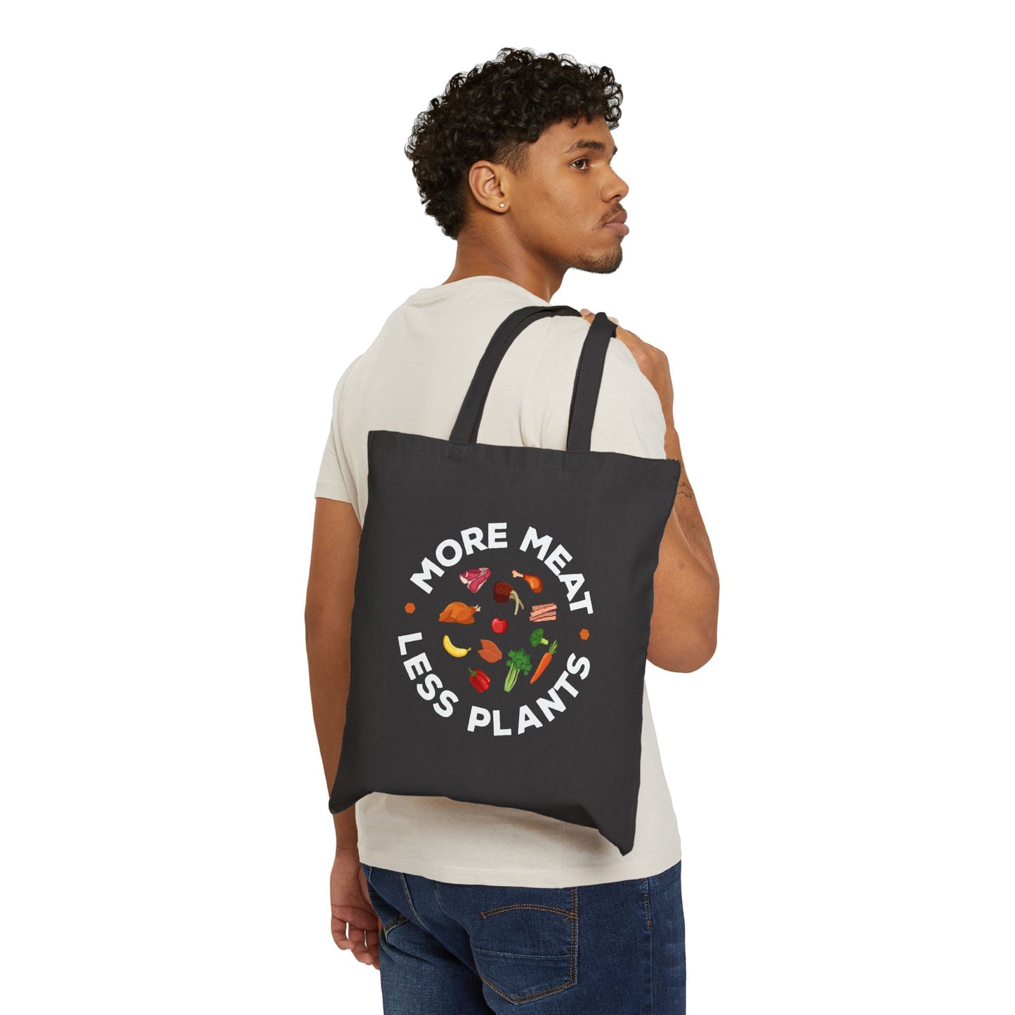 More Meat Less Plants Carnivore Diet Tote Bag