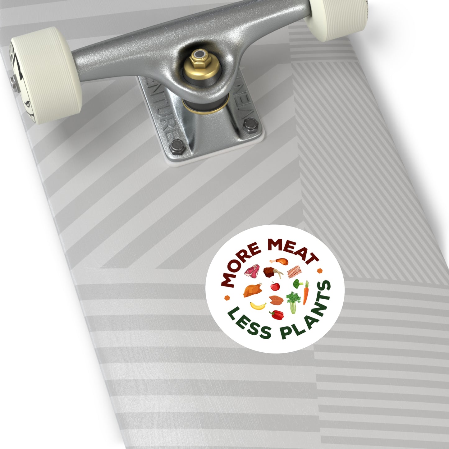 More Meat Less Plants Carnivore Sticker