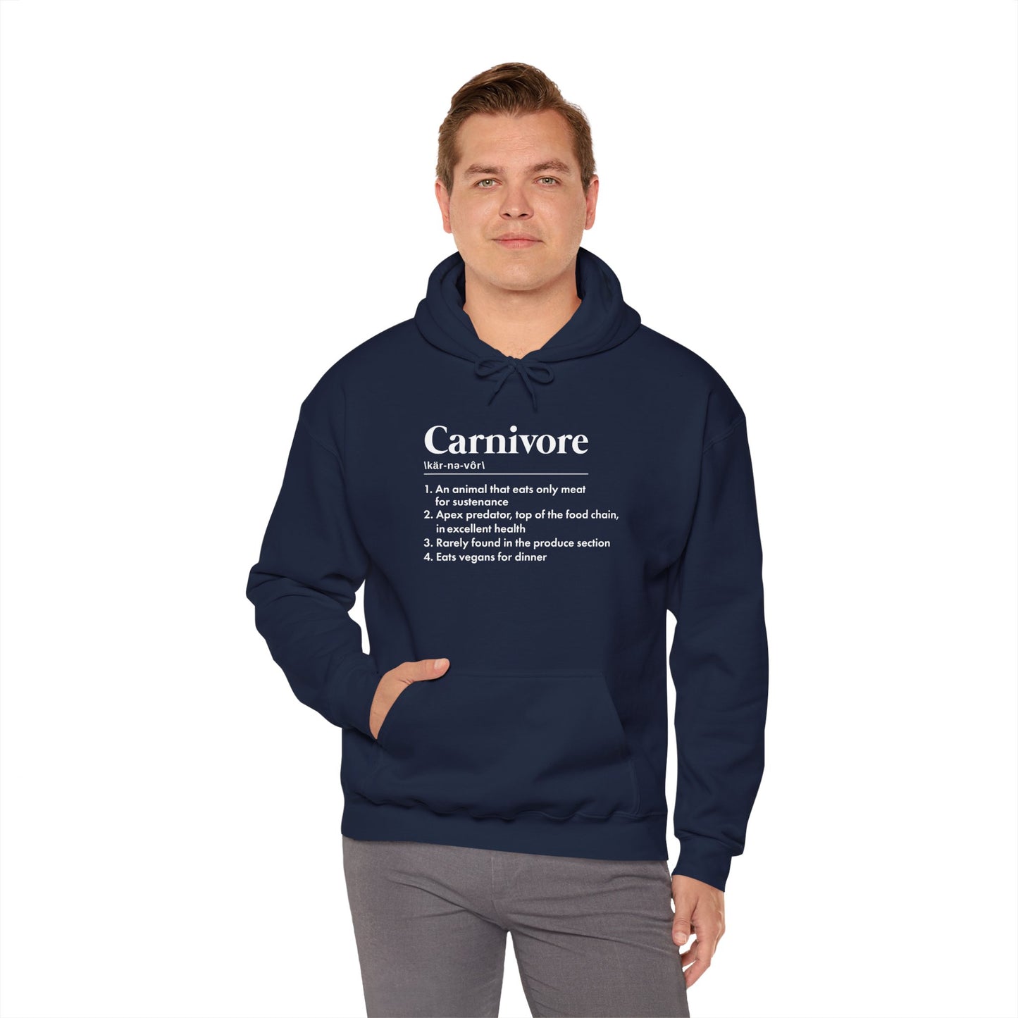 Carnivore Diet Definition Adult Unisex Hoodie