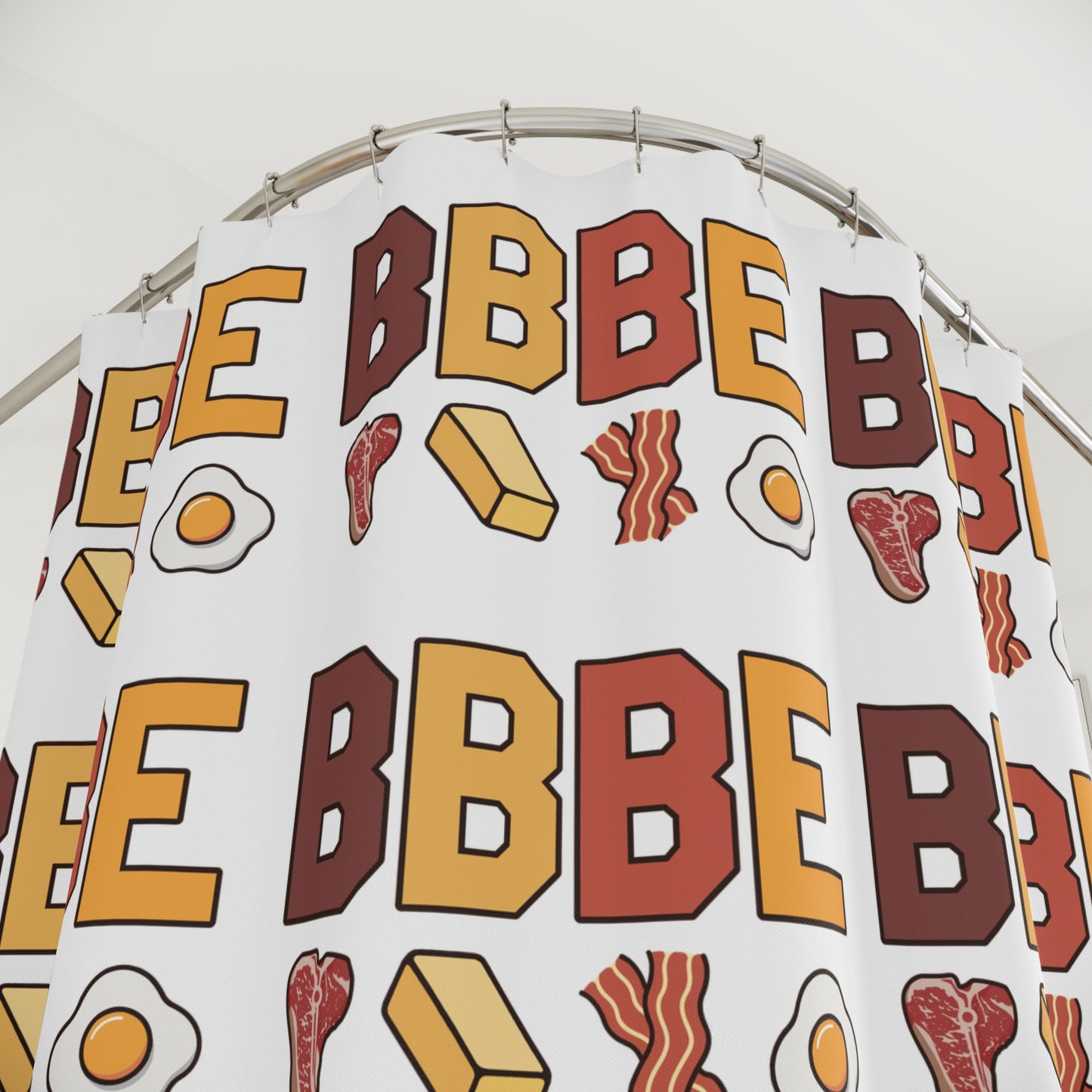 BBBE Polyester Shower Curtain