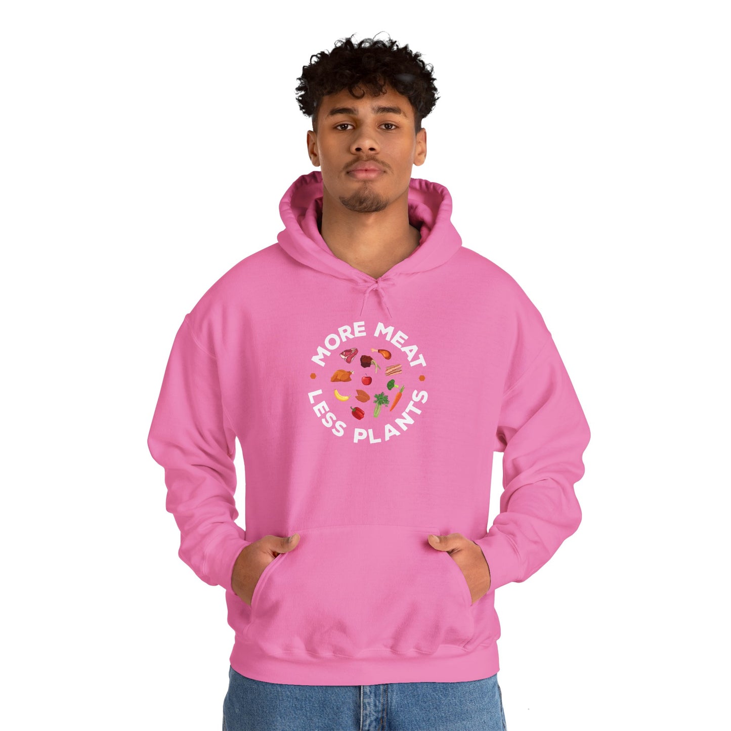 More Meat Less Plants Adult Unisex Hoodie