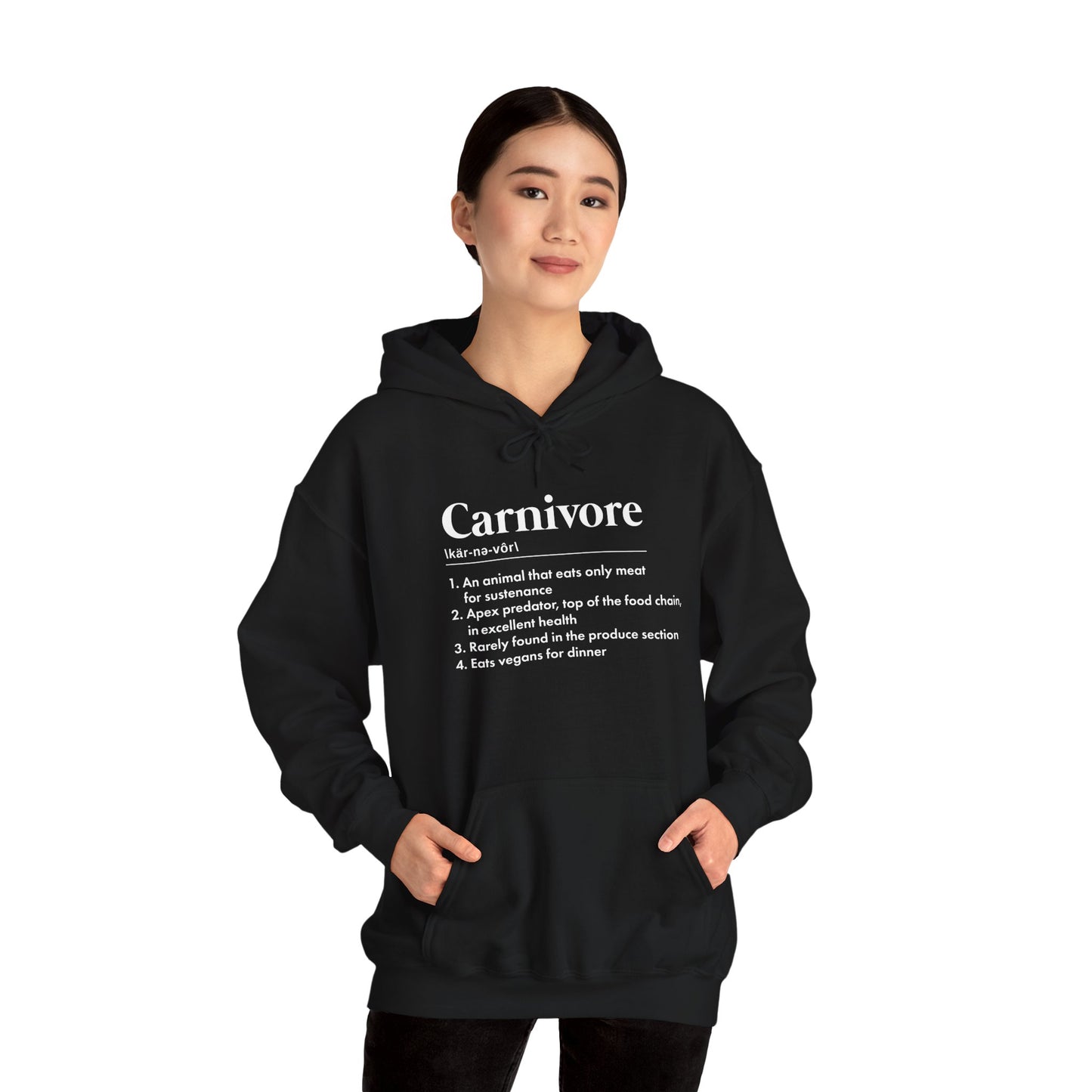 Carnivore Diet Definition Adult Unisex Hoodie