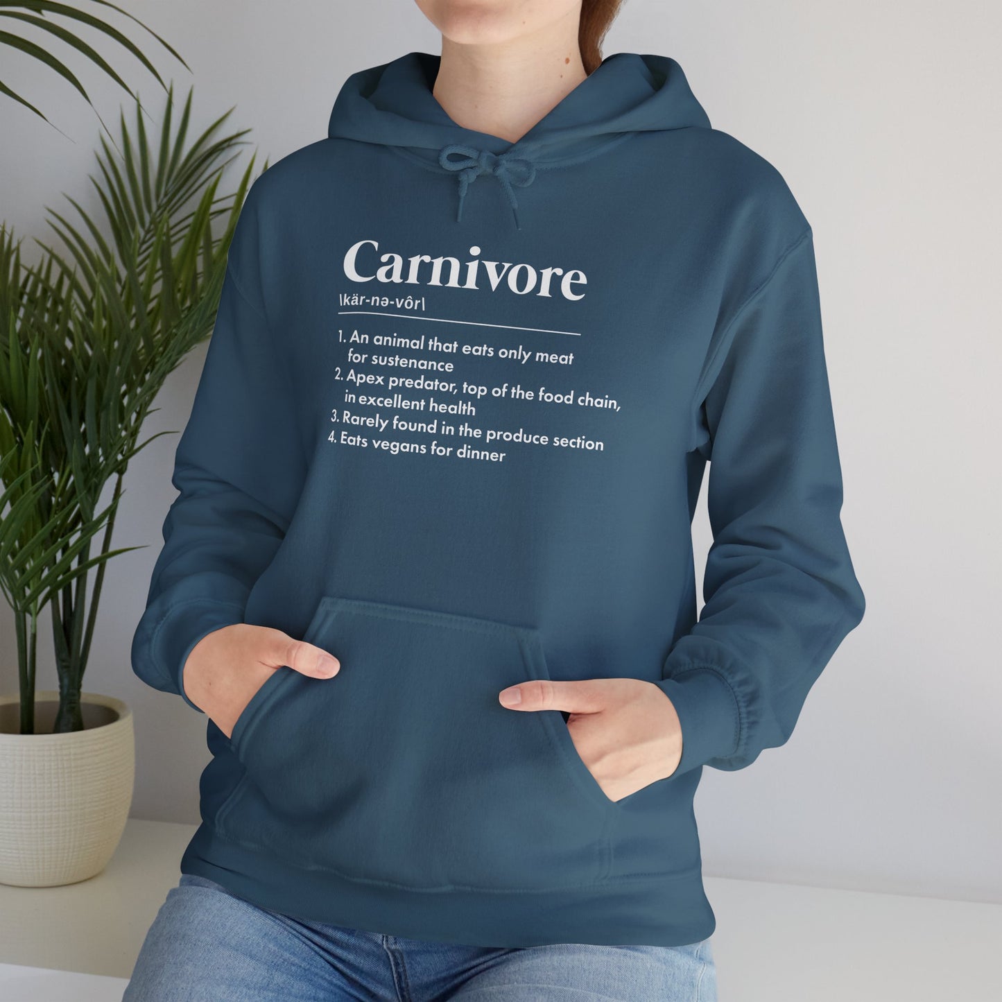 Carnivore Diet Definition Adult Unisex Hoodie