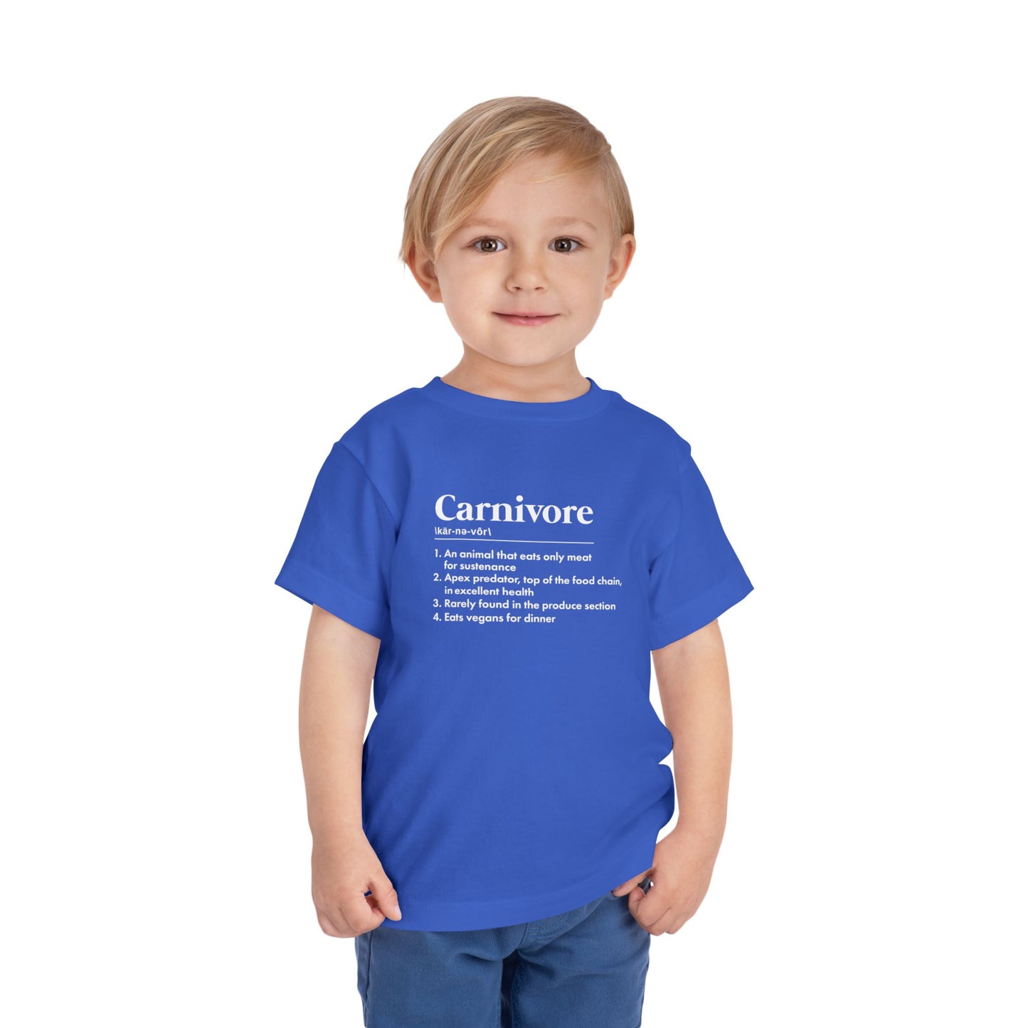 Carnivore Diet Dictionary Definition Toddler T-Shirt