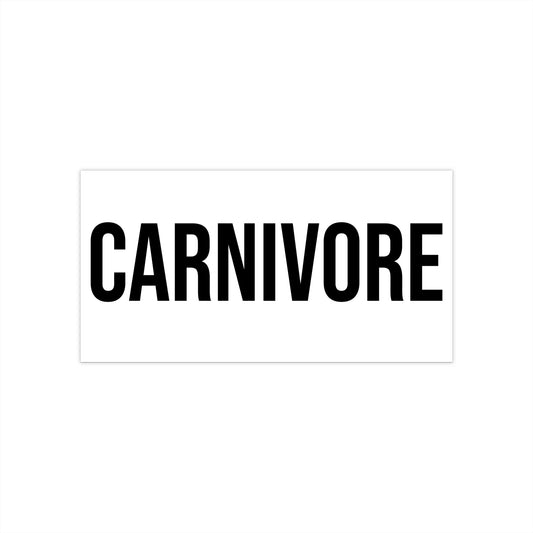 Carnivore Bumper Sticker