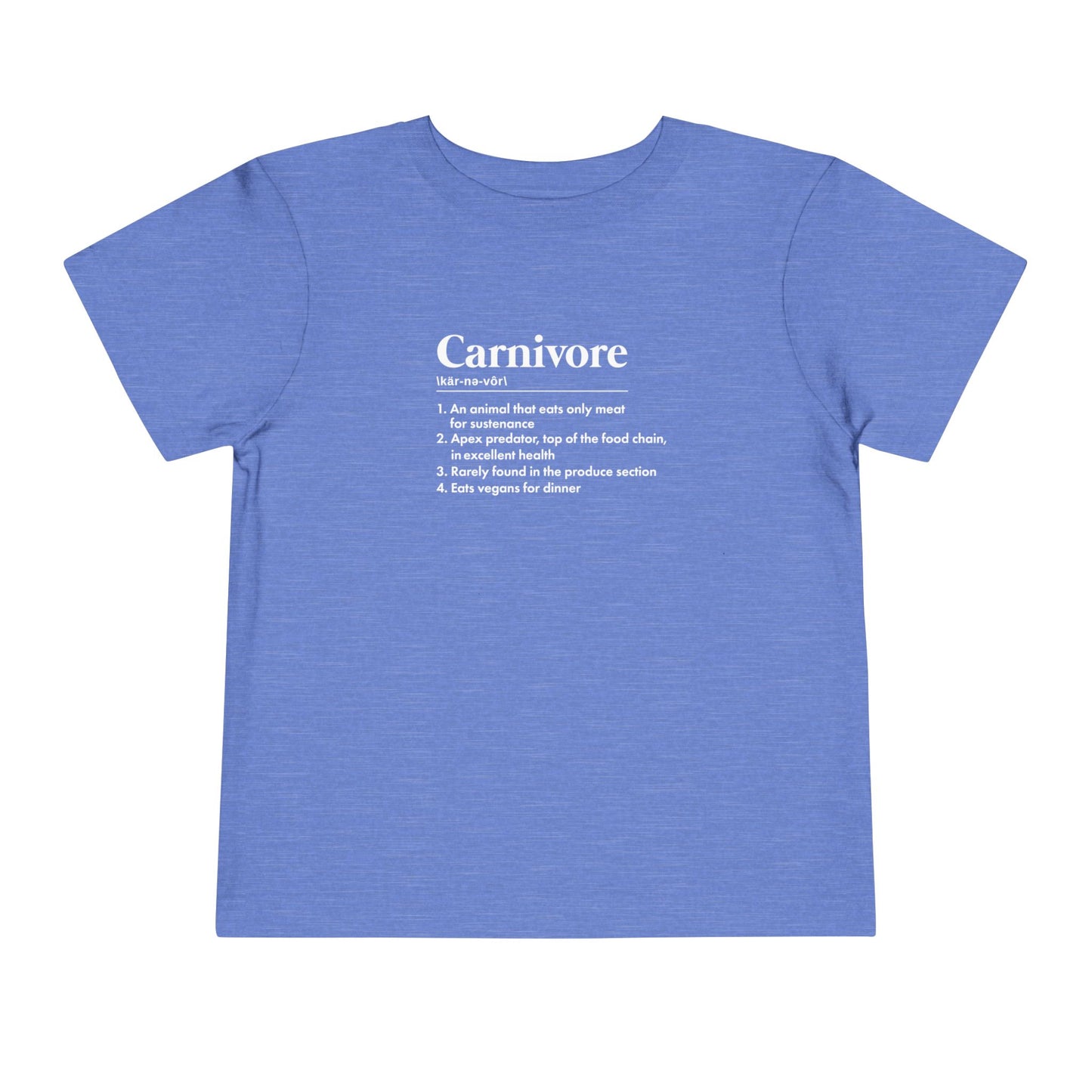 Carnivore Diet Dictionary Definition Toddler T-Shirt