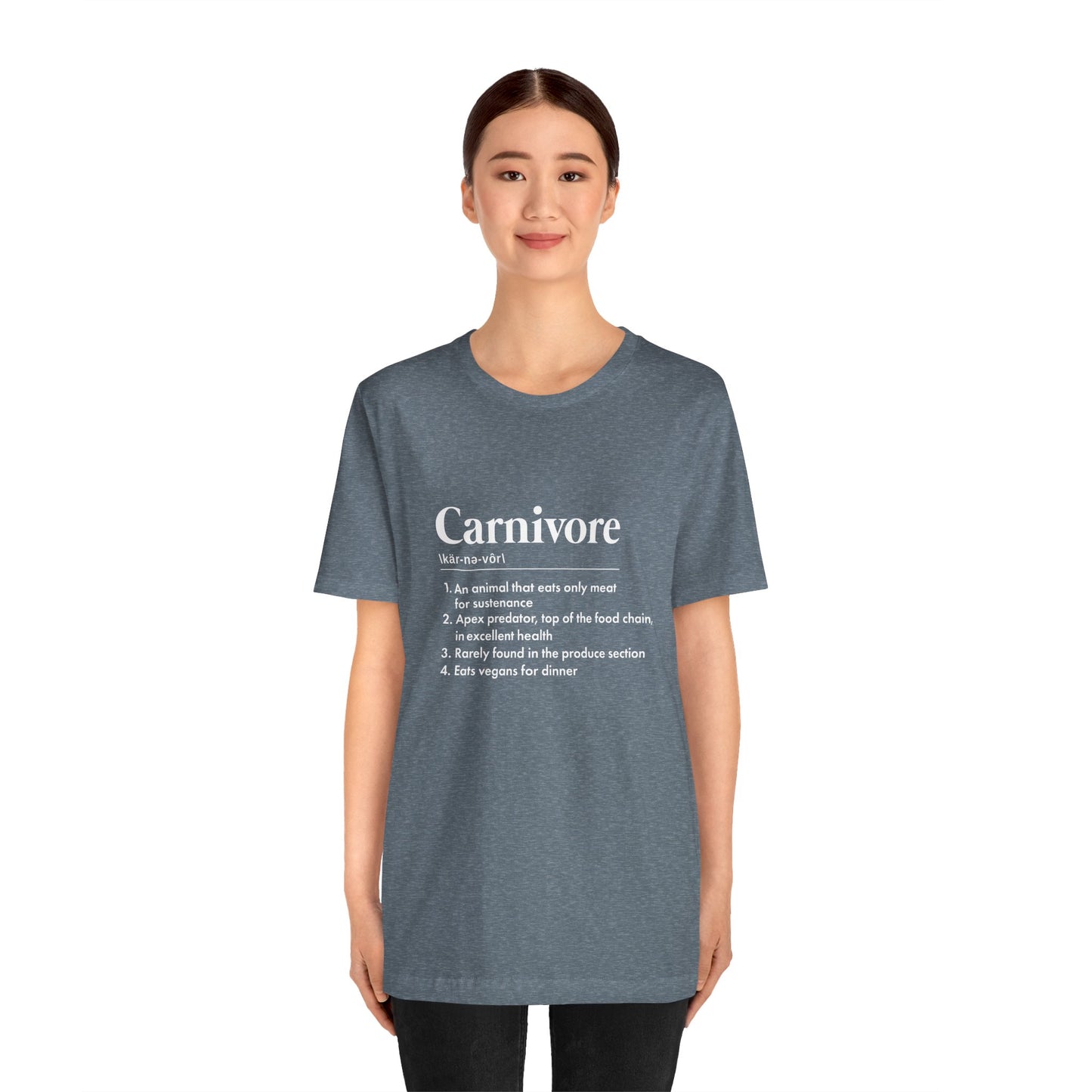 Carnivore Dictionary Definition Adult Unisex T-shirt