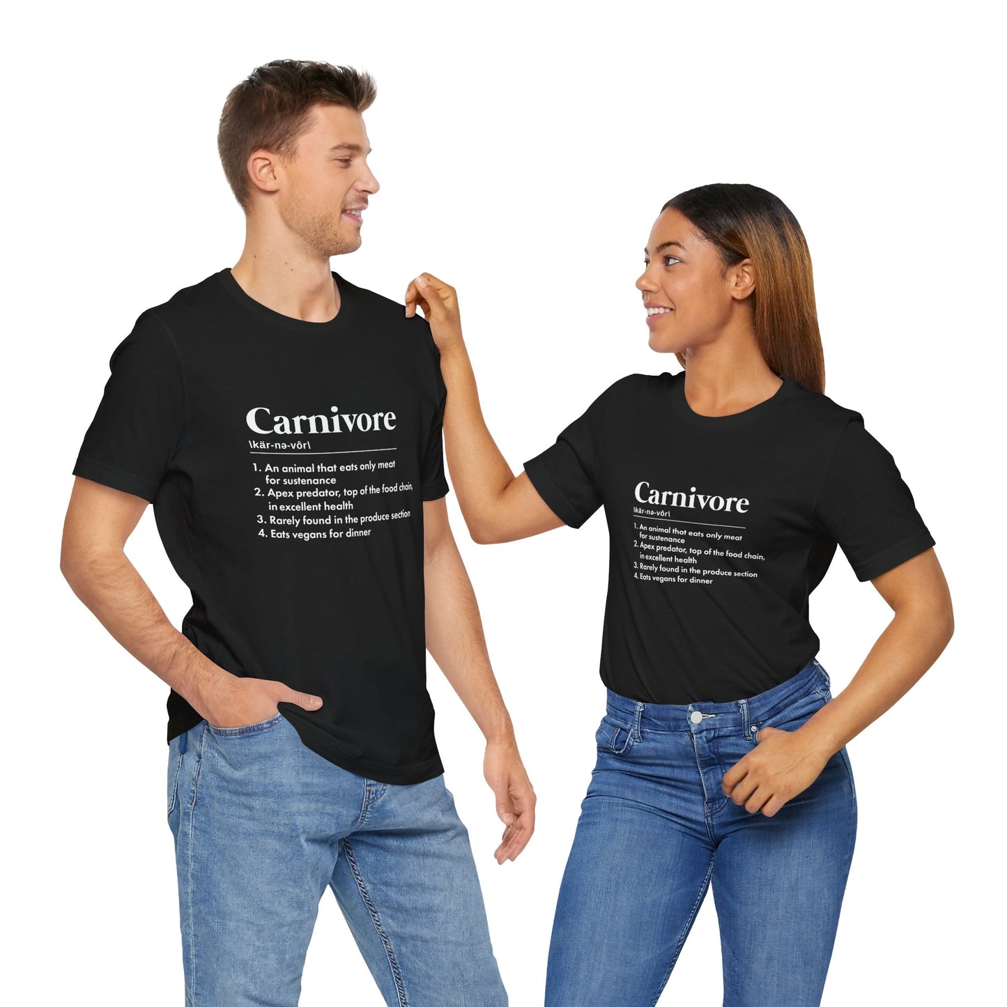 Carnivore Dictionary Definition Adult Unisex T-shirt