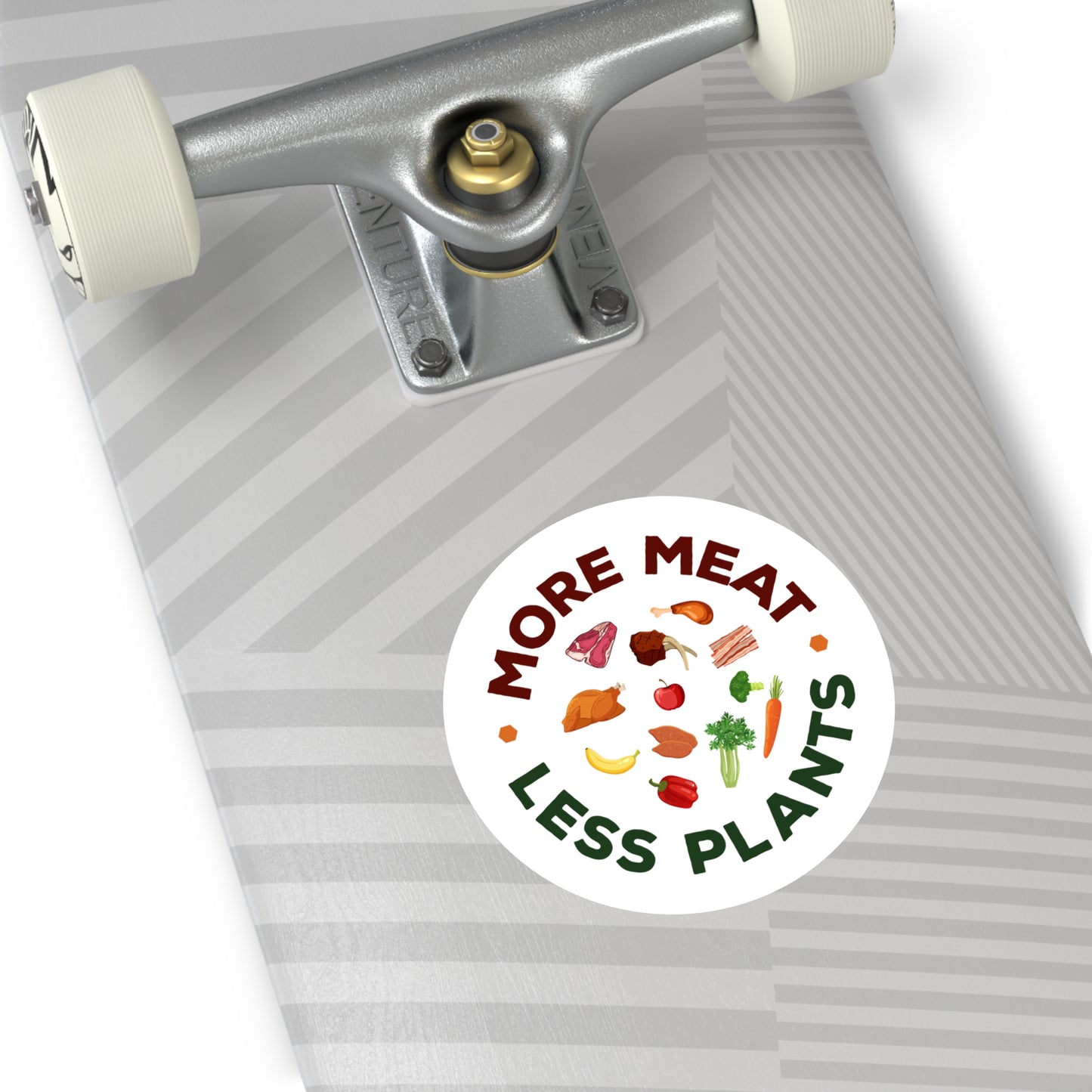 More Meat Less Plants Carnivore Sticker