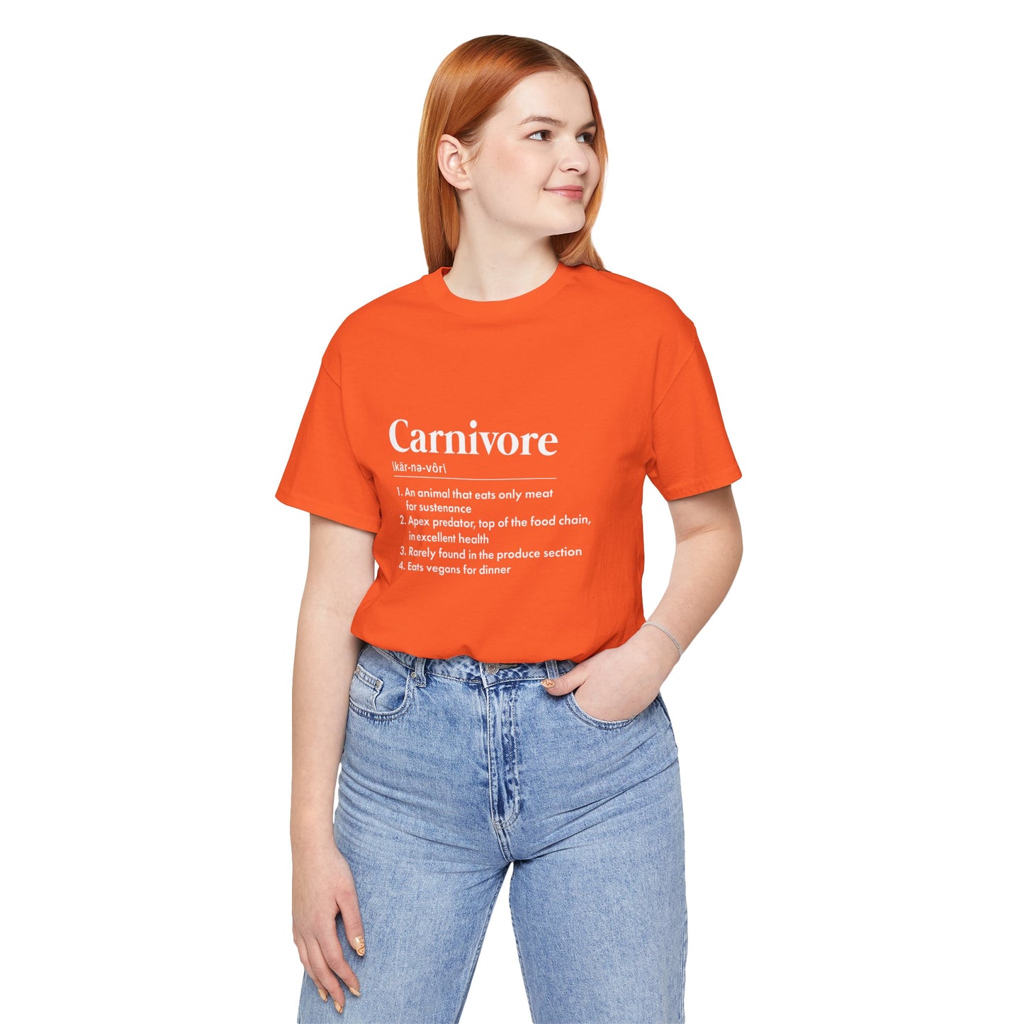 Carnivore Dictionary Definition Adult Unisex T-shirt