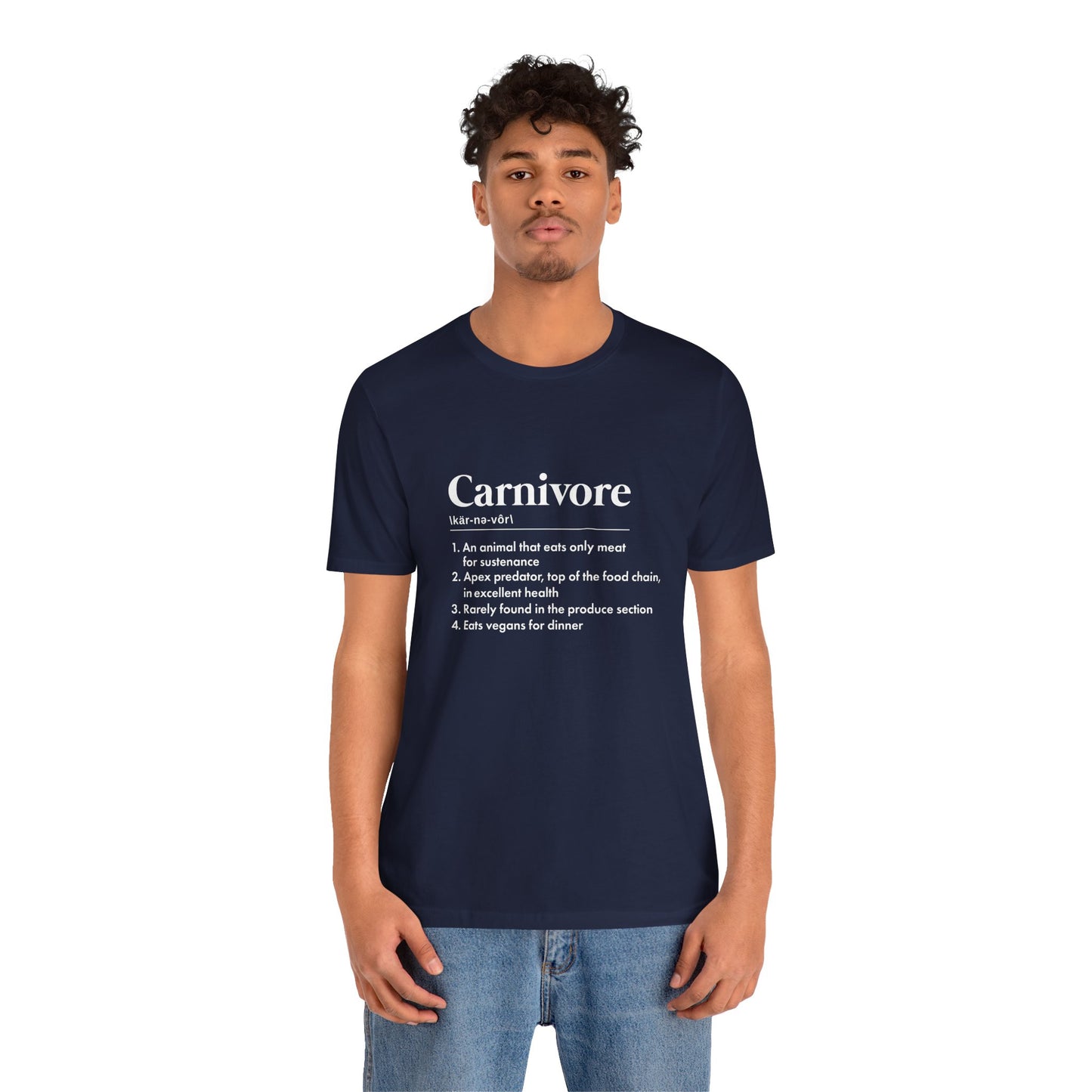 Carnivore Dictionary Definition Adult Unisex T-shirt