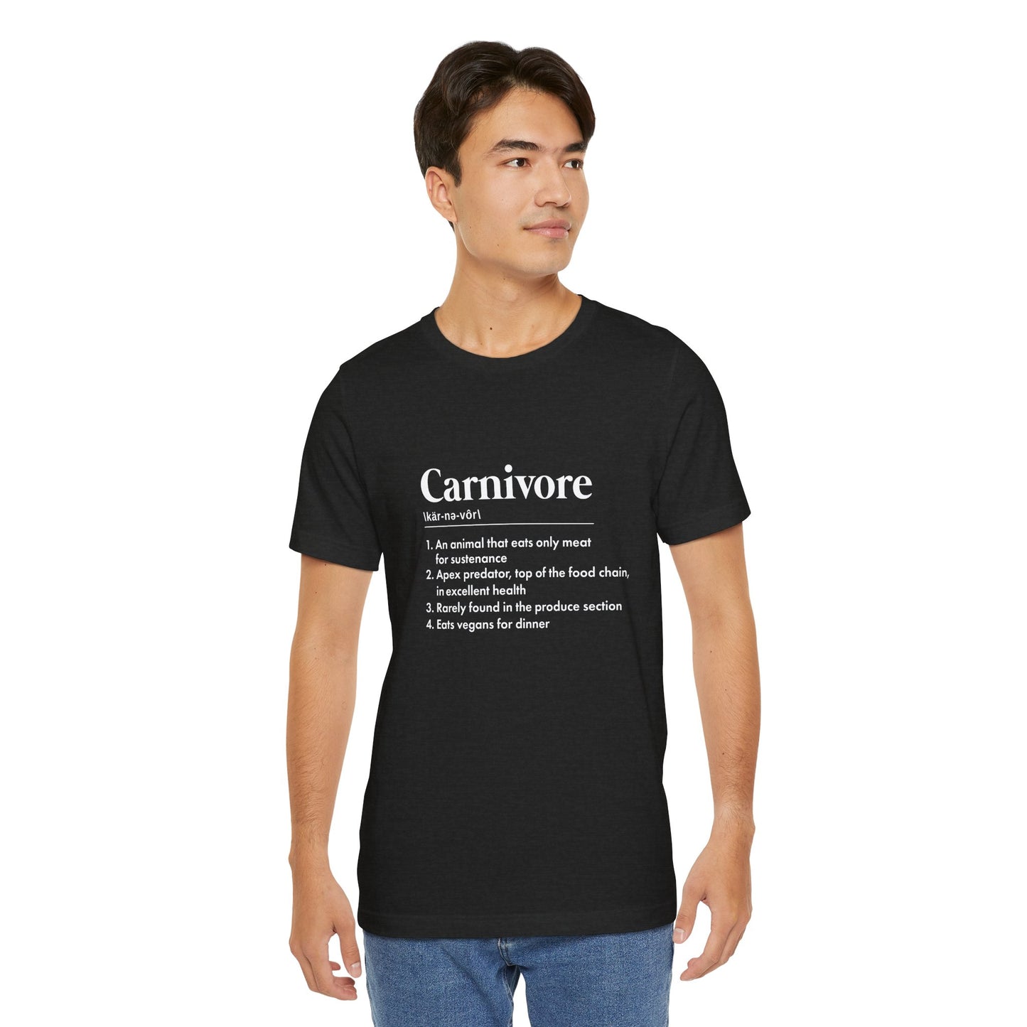 Carnivore Dictionary Definition Adult Unisex T-shirt