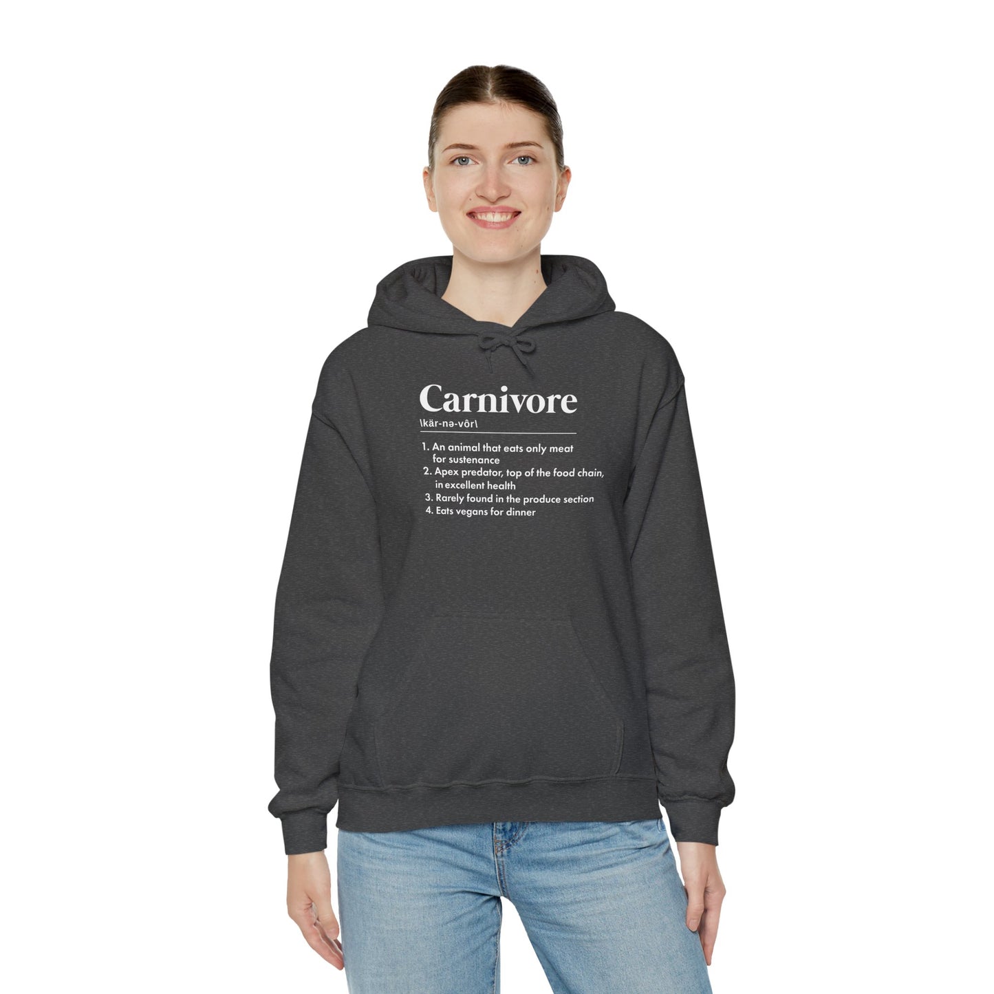 Carnivore Diet Definition Adult Unisex Hoodie