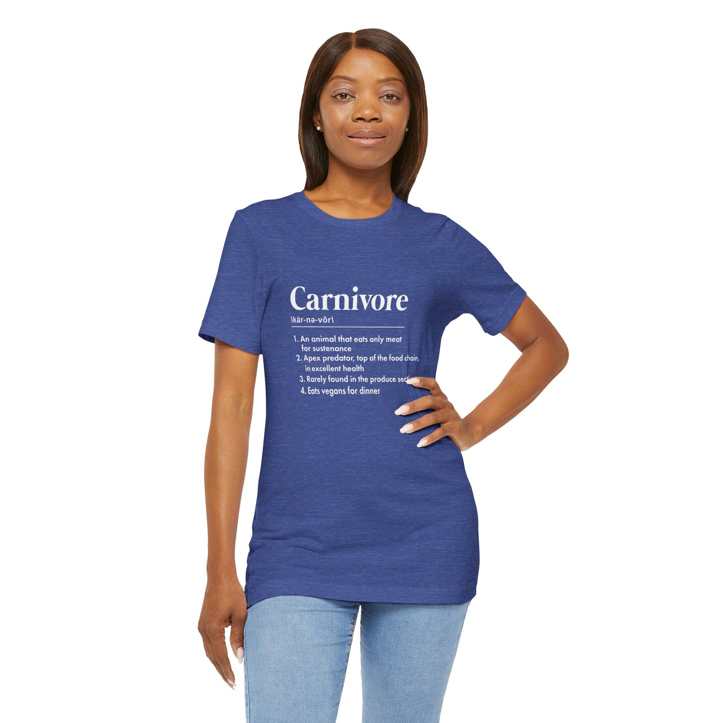 Carnivore Dictionary Definition Adult Unisex T-shirt