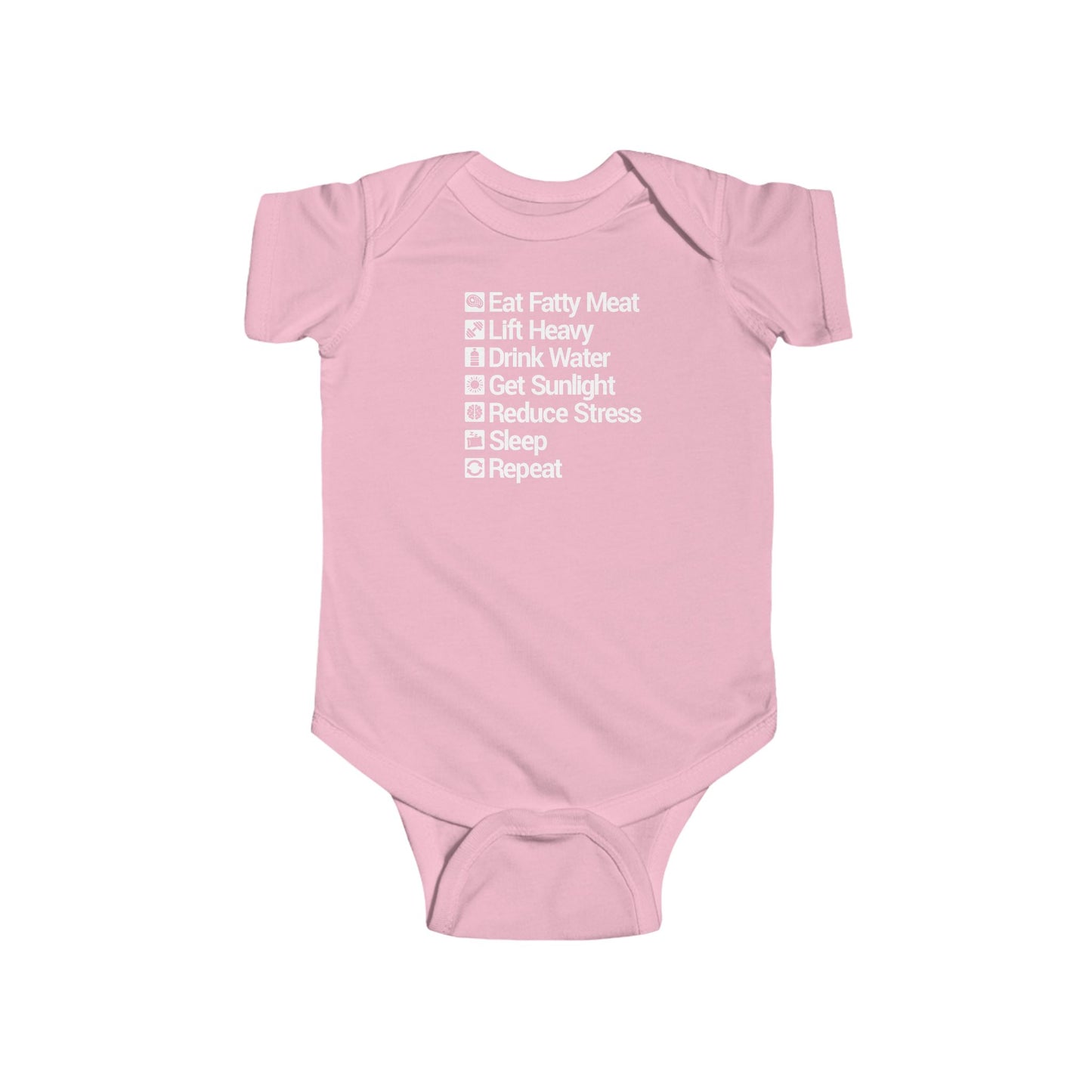 Carnivore Rules for Life Infant Fine Jersey Onesie