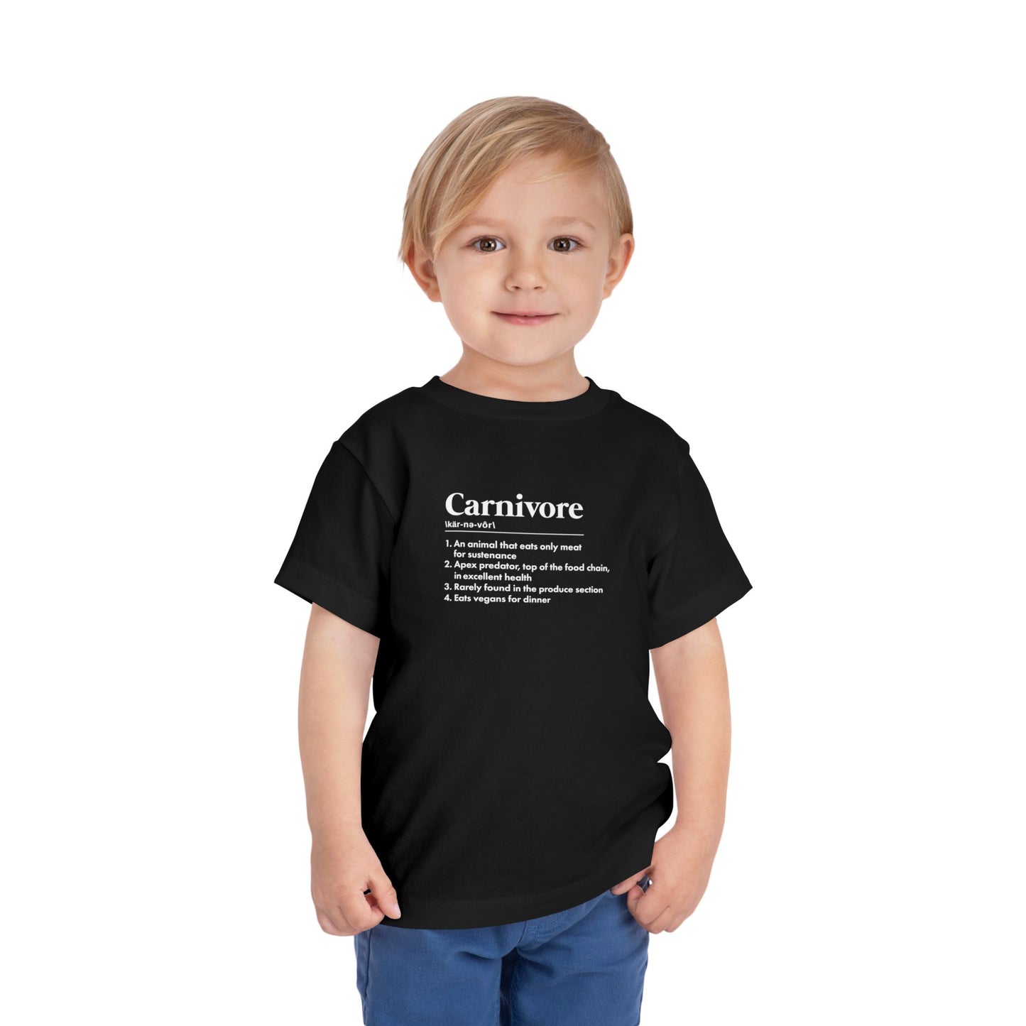 Carnivore Diet Dictionary Definition Toddler T-Shirt